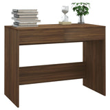 NNEVL Desk Brown Oak 101x50x76.5 cm Engineered Wood