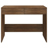 NNEVL Desk Brown Oak 101x50x76.5 cm Engineered Wood