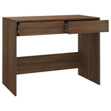 NNEVL Desk Brown Oak 101x50x76.5 cm Engineered Wood