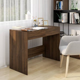 NNEVL Desk Brown Oak 101x50x76.5 cm Engineered Wood