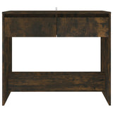 NNEVL Console Table Smoked Oak 89x41x76.5 cm Steel
