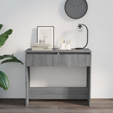 NNEVL Console Table Grey Sonoma 89x41x76.5 cm Steel