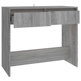 NNEVL Console Table Grey Sonoma 89x41x76.5 cm Steel