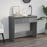 NNEVL Console Table Grey Sonoma 89x41x76.5 cm Steel