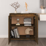 NNEVL Sideboard Smoked Oak 70x40x75 cm Engineered Wood