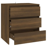 NNEVL Sideboard Brown Oak 70x41x75 cm Engineered Wood