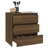 NNEVL Sideboard Brown Oak 70x41x75 cm Engineered Wood