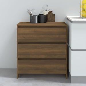 NNEVL Sideboard Brown Oak 70x41x75 cm Engineered Wood