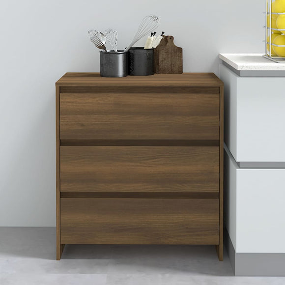 NNEVL Sideboard Brown Oak 70x41x75 cm Engineered Wood