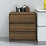 NNEVL Sideboard Brown Oak 70x41x75 cm Engineered Wood