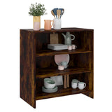 NNEVL Sideboard Smoked Oak 70x40.5x75 cm Engineered Wood