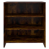 NNEVL Sideboard Smoked Oak 70x40.5x75 cm Engineered Wood