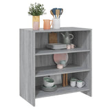 NNEVL Sideboard Grey Sonoma 70x40.5x75 cm Engineered Wood