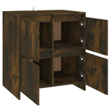 NNEVL Sideboard Smoked Oak 70x41x75 cm Engineered Wood