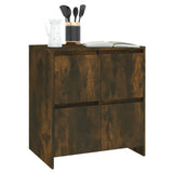 NNEVL Sideboard Smoked Oak 70x41x75 cm Engineered Wood