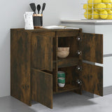 NNEVL Sideboard Smoked Oak 70x41x75 cm Engineered Wood
