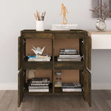 NNEVL Sideboard Smoked Oak 70x41x75 cm Engineered Wood