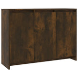 NNEVL Sideboard Smoked Oak 102x33x75 cm Chipboard
