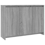 NNEVL Sideboard Grey Sonoma 102x33x75 cm Chipboard