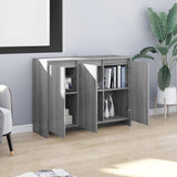 NNEVL Sideboard Grey Sonoma 102x33x75 cm Chipboard