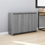 NNEVL Sideboard Grey Sonoma 102x33x75 cm Chipboard