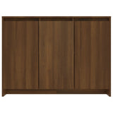 NNEVL Sideboard Brown Oak 102x33x75 cm Chipboard