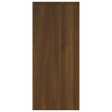 NNEVL Sideboard Brown Oak 102x33x75 cm Chipboard