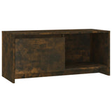 NNEVL TV Cabinet Smoked Oak 90x35x40 cm Engineered Wood