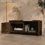 NNEVL TV Cabinet Smoked Oak 90x35x40 cm Engineered Wood