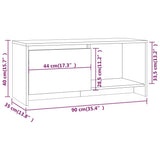 NNEVL TV Cabinet Grey Sonoma 90x35x40 cm Engineered Wood