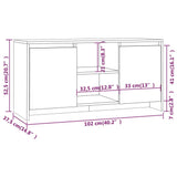 NNEVL TV Cabinet Smoked Oak 102x37.5x52.5 cm Chipboard