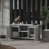 NNEVL TV Cabinet Grey Sonoma 102x37.5x52.5 cm Chipboard