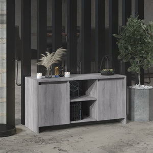 NNEVL TV Cabinet Grey Sonoma 102x37.5x52.5 cm Chipboard