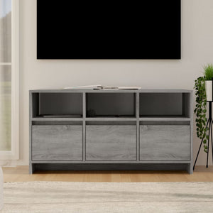NNEVL TV Cabinet Grey Sonoma 102x37.5x52.5 cm Engineered Wood