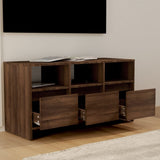 NNEVL TV Cabinet Brown Oak 102x37.5x52.5 cm Engineered Wood