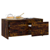 NNEVL Coffee Table Smoked Oak 90x50x41.5 cm Chipboard