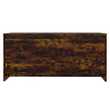 NNEVL Coffee Table Smoked Oak 90x50x41.5 cm Chipboard