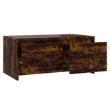 NNEVL Coffee Table Smoked Oak 90x50x41.5 cm Chipboard