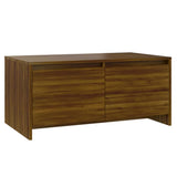 NNEVL Coffee Table Brown Oak 90x50x41.5 cm Chipboard