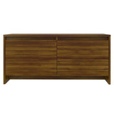 NNEVL Coffee Table Brown Oak 90x50x41.5 cm Chipboard