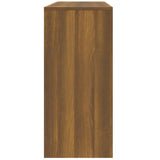 NNEVL Console Table Brown Oak 100x35x76.5 cm Chipboard