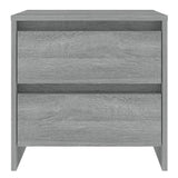 NNEVL Bedside Cabinet Grey Sonoma 45x34.5x44.5 cm Chipboard