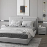 NNEVL Bedside Cabinets 2 pcs Grey Sonoma 45x34.5x44.5 cm Chipboard