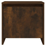 NNEVL Bedside Cabinet Smoked Oak 45x34x44.5 cm Chipboard