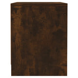 NNEVL Bedside Cabinet Smoked Oak 45x34x44.5 cm Chipboard