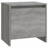 NNEVL Bedside Cabinet Grey Sonoma 45x34x44.5 cm Chipboard