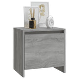 NNEVL Bedside Cabinet Grey Sonoma 45x34x44.5 cm Chipboard