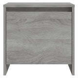 NNEVL Bedside Cabinet Grey Sonoma 45x34x44.5 cm Chipboard
