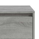 NNEVL Bedside Cabinet Grey Sonoma 45x34x44.5 cm Chipboard