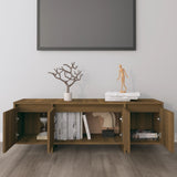 NNEVL TV Cabinet Brown Oak 120x30x40.5 cm Engineered Wood